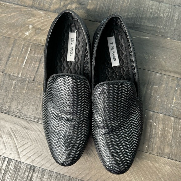 Steve Madden Men's Slip On Dress Shoes Loafers Formal Black Size 12 - Picture 3 of 10